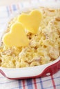 We love macaroni and cheese Royalty Free Stock Photo