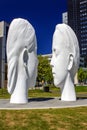 Love made by Jaume Plensa. Royalty Free Stock Photo