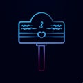 Love mailbox sketch nolan icon. Simple thin line, outline vector of wedding icons for ui and ux, website or mobile application