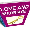 Love and Marriage Book Represents Keys
