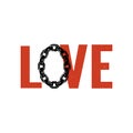 LOVE ME MORE,slogan graphic for t-shirt,vector chains