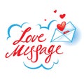 Love Message Royalty Free Stock Photo