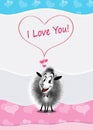 Love message e-card