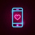 Love Mobile Neon Sign