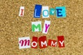 Love mommy mom mother happy mothers day home family greeting