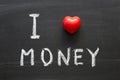 Love money Royalty Free Stock Photo