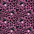 Love monsters with wings pattern for wrapping paper and fabrics and linens and kids clothes print