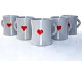 Love mugs Royalty Free Stock Photo