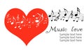 Love Music Royalty Free Stock Photo