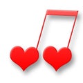 Love Is Music Royalty Free Stock Photo