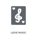 love Music icon from Wedding and love collection.