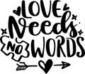 Love needs No Words