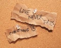 Love never fails