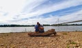 Love Novi Sad Couple Danube Dunav Serbia MeAndMyGirl Beach Royalty Free Stock Photo