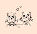 Love owls design