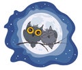 Love owls and full moon