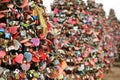 love padlocks at N Seoul Tower Royalty Free Stock Photo