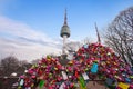 Love padlocks at seoul tower Royalty Free Stock Photo