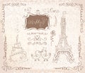 Love in Paris doodles