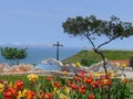 Love park in Miraflores touristic district of Lima Royalty Free Stock Photo