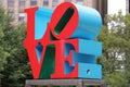 Love Park, officially known as John F. Kennedy Plaza, is a plaza located in Center City, Philadelphia Royalty Free Stock Photo