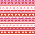 Love pattern with heart Royalty Free Stock Photo