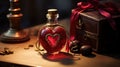 love potion bottle Royalty Free Stock Photo