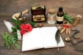 Love Potion Equipment and Ingredients for Magic Spell