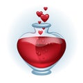 Love potion icon beautiful vector illustration