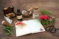 Love Potion Preparation for Fertility Magic Spell Royalty Free Stock Photo