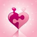 Love Puzzle Royalty Free Stock Photo