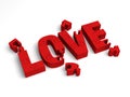 Love Puzzle - Sorting out Affection Royalty Free Stock Photo