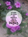 Love Quotes: No Need To Curse The Distance, Try To Enjoy The Longing.
