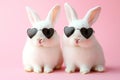 love rabbit, AI generated Royalty Free Stock Photo