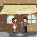 Love Rain icon great for any use. Vector EPS10.