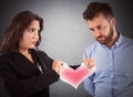 Love relationship ended Royalty Free Stock Photo