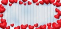 Love and romance heart background for Happy Valentine's Day