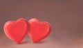 Couples hearts smiling background