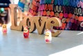 Love and russian dolls Royalty Free Stock Photo