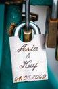 Love's locks! Royalty Free Stock Photo