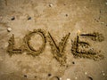 Love Sand Royalty Free Stock Photo