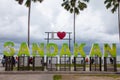 Love Sandakan Sign, Sabah, Borneo, Malaysia Royalty Free Stock Photo