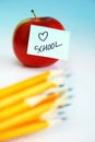 Love school Royalty Free Stock Photo