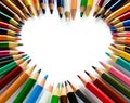 Colorful pencils; Love School - Concept; Love Art - Concept