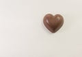Love shape chocolate Royalty Free Stock Photo