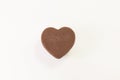 Love shape chocolate Royalty Free Stock Photo