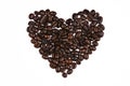 Love Shape Coffee Bean Royalty Free Stock Photo