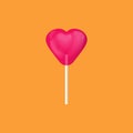 love shaped candy vector illustration isolated design