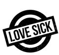 Love Sick rubber stamp