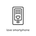 love Smartphone icon from Wedding and love collection.